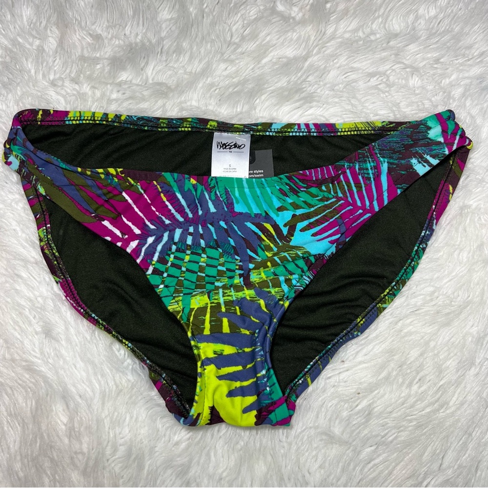 Mossimo Tropical Print Bikini Bottom Size S – New with Tags